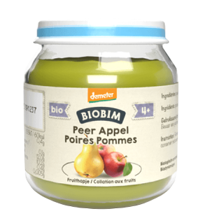 Biobim Fruithapje Peer Appel 4mnd+ 125GR