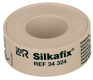 Lohmann & Rauscher Silkafix Hechtpleister 5m x 1.25cm 1ST Lohmann & Rauscher Silkafix Hechtpleister 5m x 1.25cm 1ST