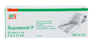 Lohmann & Rauscher Suprasorb F Folieverband Non-steriel 10cm x 1ST Lohmann & Rauscher Suprasorb F Folieverband Non-steriel 10cm x 1ST