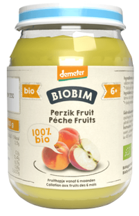 Biobim Fruithapje Perzik Fruit 6mnd+ 200GR