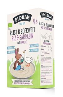 Biobim Rijst & Boekweit Pap 4+ 200GR