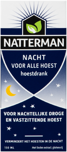 Natterman Hoestdrank Voor Alle Hoest Nacht 150ML Natterman Hoestdrank Voor Alle Hoest Nacht 150ML