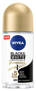 Nivea Black & White Silky Smooth Deodorant Roller 50ML Nivea Black & White Silky Smooth Deodorant Roller 50ML