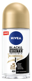 Nivea Black & White Silky Smooth Deodorant Roller 50ML