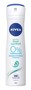 De Online Drogist Nivea Fresh Comfort Deodorant Spray 150ML aanbieding