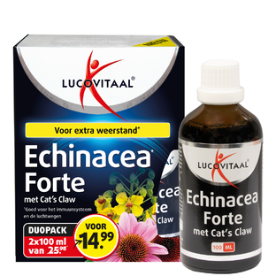 Lucovitaal Echinacea Forte met Cat's Claw Duopack 200ML