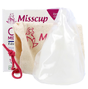Eco Conseils Misscup Menstruatie Cup Groot Kleurloos 1STcup met verpakking