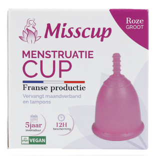 Eco Conseils Eco Conceils Misscup Menstruatie Cup Groot Roze 1ST Eco Conseils Eco Conceils Misscup Menstruatie Cup Groot Roze 1ST