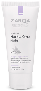 De Online Drogist Zarqa Nachtcrème Hydra Sensitive 50ML aanbieding