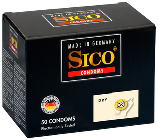 Sico Dry Condooms (52mm) 50ST