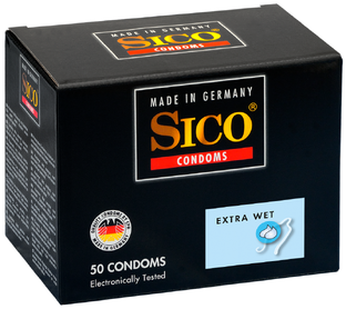 Sico Extra Wet Condooms (52mm) 50ST