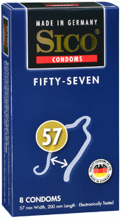 Sico 57 (Fifty-Seven) Condooms 8ST