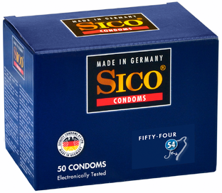 Sico 54 (Fifty-Four) Condooms 50ST