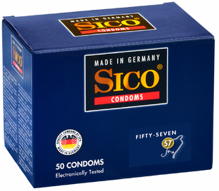 Sico 57 (Fifty-Seven) Condooms 50ST