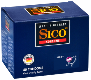 Sico 60 (Sixty) Condooms 50ST