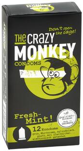 The Crazy Monkey Fresh Mint! Condooms 12ST