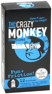 The Crazy Monkey Fun+Friction! Condooms 12ST