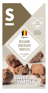 Sweet-Switch Belgian Chocolate Truffles 150GR Sweet-Switch Belgian Chocolate Truffles 150GR