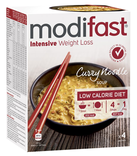 Modifast Intensive Curry Noodle Soep 220GR Modifast Intensive Curry Noodle Soep 220GR