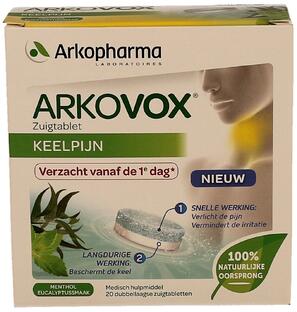 Arkopharma Arkovox Keelpijn Zuigtabletten 20TB