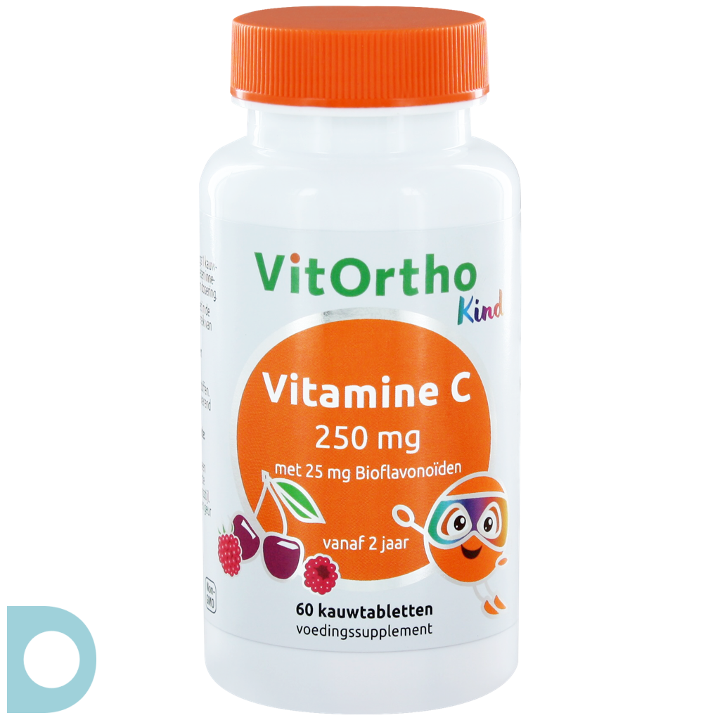 Varen Instrueren operator VitOrtho Kind Vitamine C 250mg 60st bij De Online Drogist