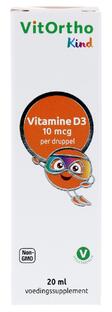 VitOrtho Kind Vitamine D3 10mcg Druppels 20ML
