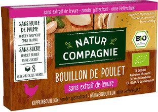 Natur Compagnie Kippenbouillon Gistvrij 8ST Natur Compagnie Kippenbouillon Gistvrij 8ST