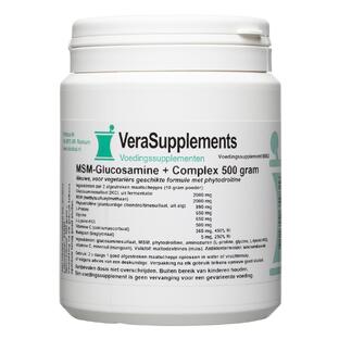 VeraSupplements MSM-Glucosamine+ Complex Poeder 500GR
