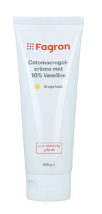 Fagron Cetomacrogolcrème met Vaseline 10% 100GR