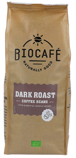 Biocafé Dark Roast Koffiebonen 500GR Biocafé Dark Roast Koffiebonen 500GR