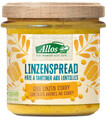 Allos Linzenspread Gele Linzen Curry 140GR Allos Linzenspread Gele Linzen Curry 140GR