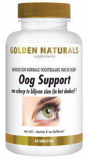Golden Naturals Oog Support Tabletten 60TB