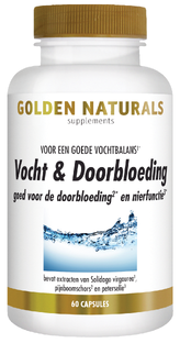 Golden Naturals Vocht & Doorbloeding Capsules 60CP Golden Naturals Vocht & Doorbloeding Capsules 60CP