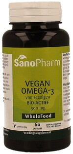 Sanopharm Vegan Omega-3 Capsules 60CP Sanopharm Vegan Omega-3 Capsules 60CP
