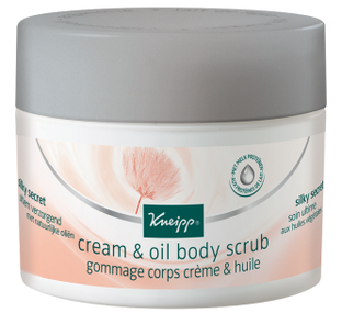 De Online Drogist Kneipp Cream & Oil Body Scrub Silky Secret 200ML aanbieding