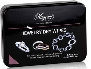 Hagerty Jewelry Dry Wipes 25ST Hagerty Jewelry Dry Wipes 25ST