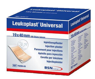 Leukoplast Injectiepleisters 19x40mm 100 stuks 100ST