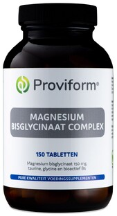 Proviform Magnesium Bisglycinaat Complex Tabletten 150TB Proviform Magnesium Bisglycinaat Complex Tabletten 150TB