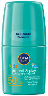 Nivea Sun Kids Protect & Play Gekleurde Roll-on SPF50+ Groen 50ML