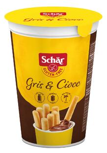 Schar Gris & Ciocc Soepstengels met Cacaopasta Glutenvrij 52GR