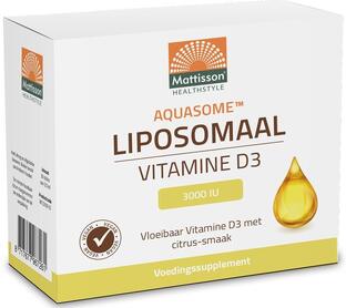 Mattisson HealthStyle Aquasome Liposomaal Vitamine D3 Sticks 30ST