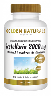 Golden Naturals Scutellaria 2000 mg Capsules 180VCP