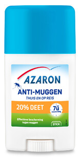Azaron Anti-Muggenstick Thuis en op Reis 20% DEET 50ML Azaron Anti-Muggenstick Thuis en op Reis 20% DEET 50ML