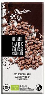 Meybona Organic Dark Espresso Chocolate 100GR Meybona Organic Dark Espresso Chocolate 100GR