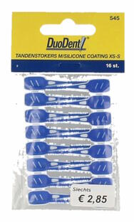 Duodent Tandenstokers Silicone Coating XS-S 16ST