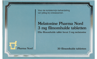 Pharma Nord Melatonine 3mg Tabletten 30TB  Pharma Nord Melatonine 3mg Tabletten 30TB