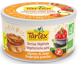 Tartex Vegetarische Paté Zongerijpte Groenten 125GR