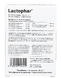 Nutriphyt Lactophar Tabletten 90TB Achterkant verpakking Nutriphyt Lactophar Tabletten 90TB Achterkant verpakking