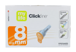 Mylife Clickfine DiamondTip Pennaald 8mm (31G) 100ST Mylife Clickfine DiamondTip Pennaald 8mm (31G) 100ST
