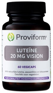 Proviform Luteïne 20mg Vision Capsules 60VCP Proviform Luteïne 20mg Vision Capsules 60VCP